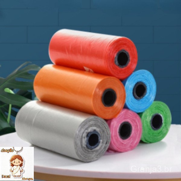 300 Pcs Refil Cata Coco Sacolas Saquinhos Biodegradável Prático Para Pet