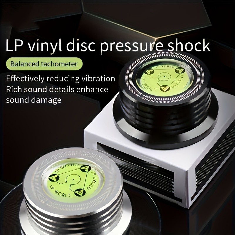 Use este estabilizador Universal de reprodutor de gravação LP de 50 Hz atualize sua experiência de escuta de vinil!Uma b