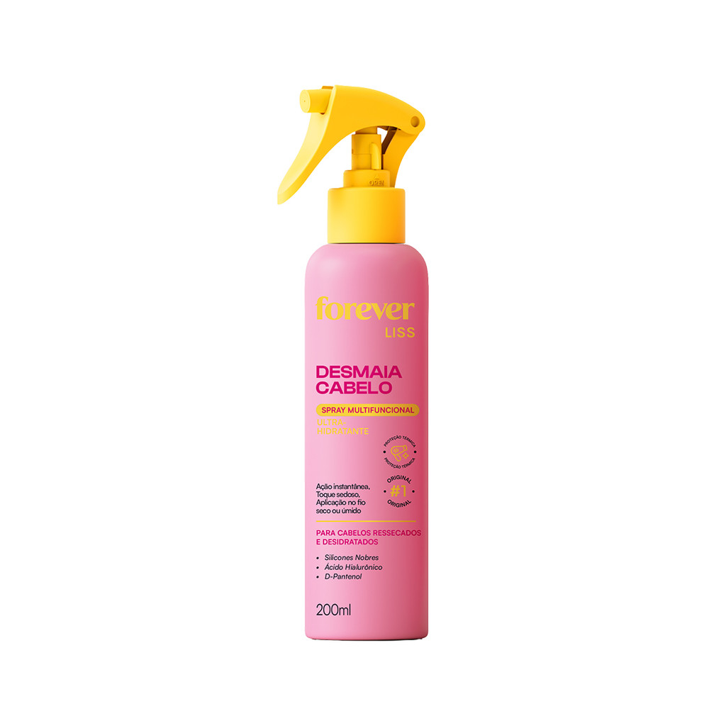 Finalizador Ultra-Hidratante Desmaia Cabelo Forever Liss 200ml