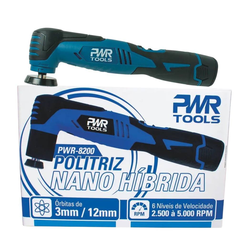 Politriz Nano Híbrida 3mm/12mm Pwr-8200 - Sgt Tools
