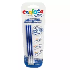 BLT CANETA REFIL 3UN AZUL CARIOCA OOPS - 9752
