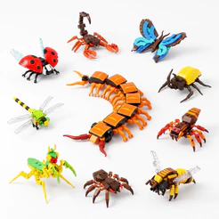 Miniatura Insetos - Blocos de Montar Colecionáveis