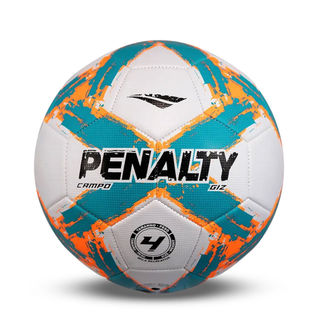 Bola Futebol Campo Penalty Giz N4 Pu Super Soft Branco/Verde