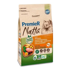 Ração Seca para Cães Adultos Pequenos Nattú Mandioquinha Premier 2,5Kg