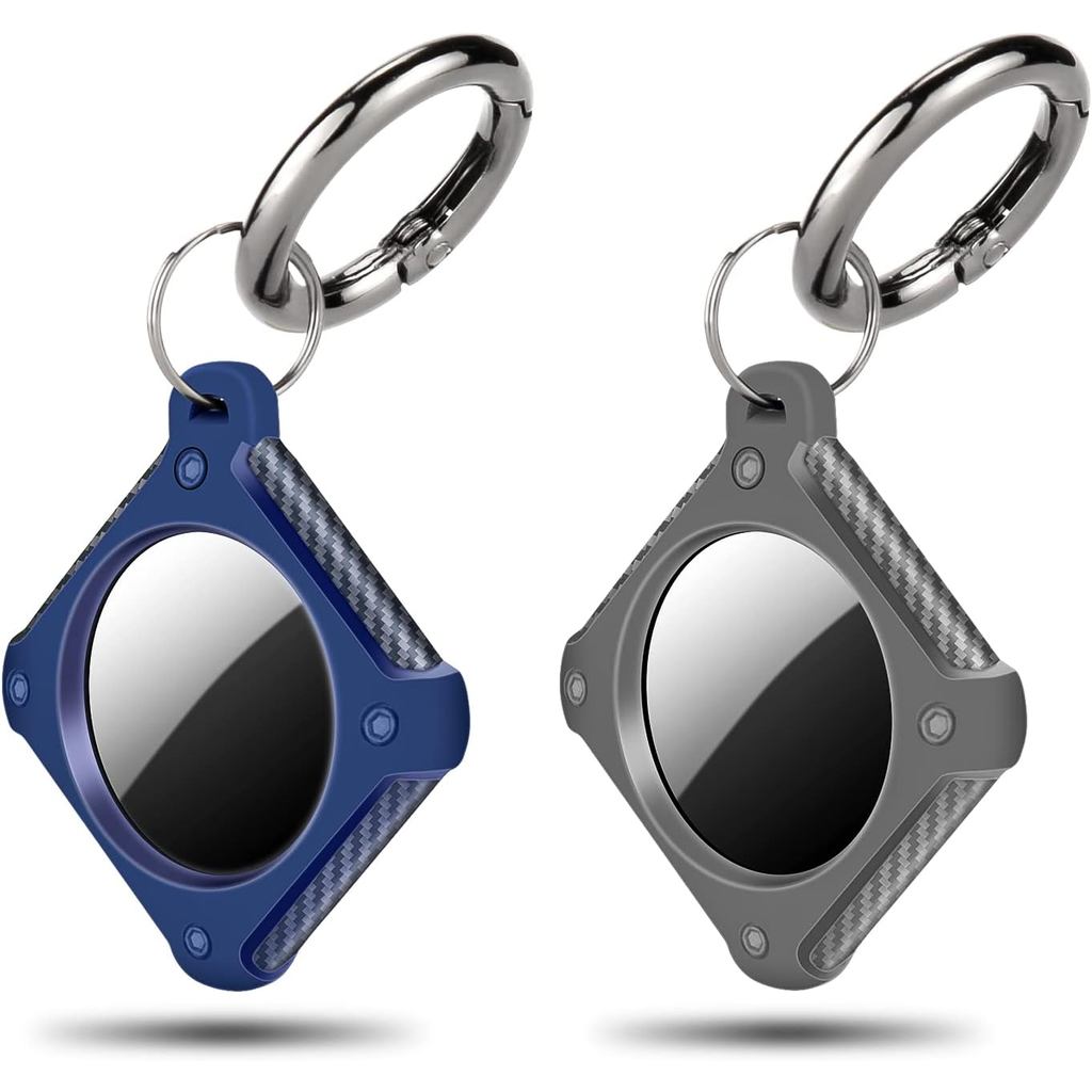 Capa Protetora para Airtag com Chaveiro para Apple Airtag, Suporte de Rastreamen