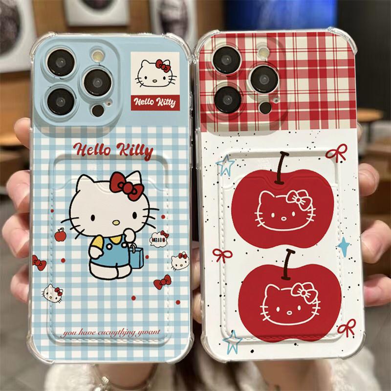 Moda Hello Kitty Capa De Telefone Transparente Para Samsung Galaxy A04 A12 A13 A22 A42 A52S A52 A72 A32 A50 A30 A03 A73 