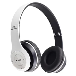 Fone P47 Headphone Sem Fio Bluetooth 5.0 Estéreo | Redução de Ruídos Universal para Celular e PC