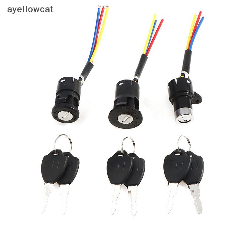 AYE Interruptor De Ignição Universal Chave Power Lo Para Bicicleta Elétrica Scooter Elétrico BR