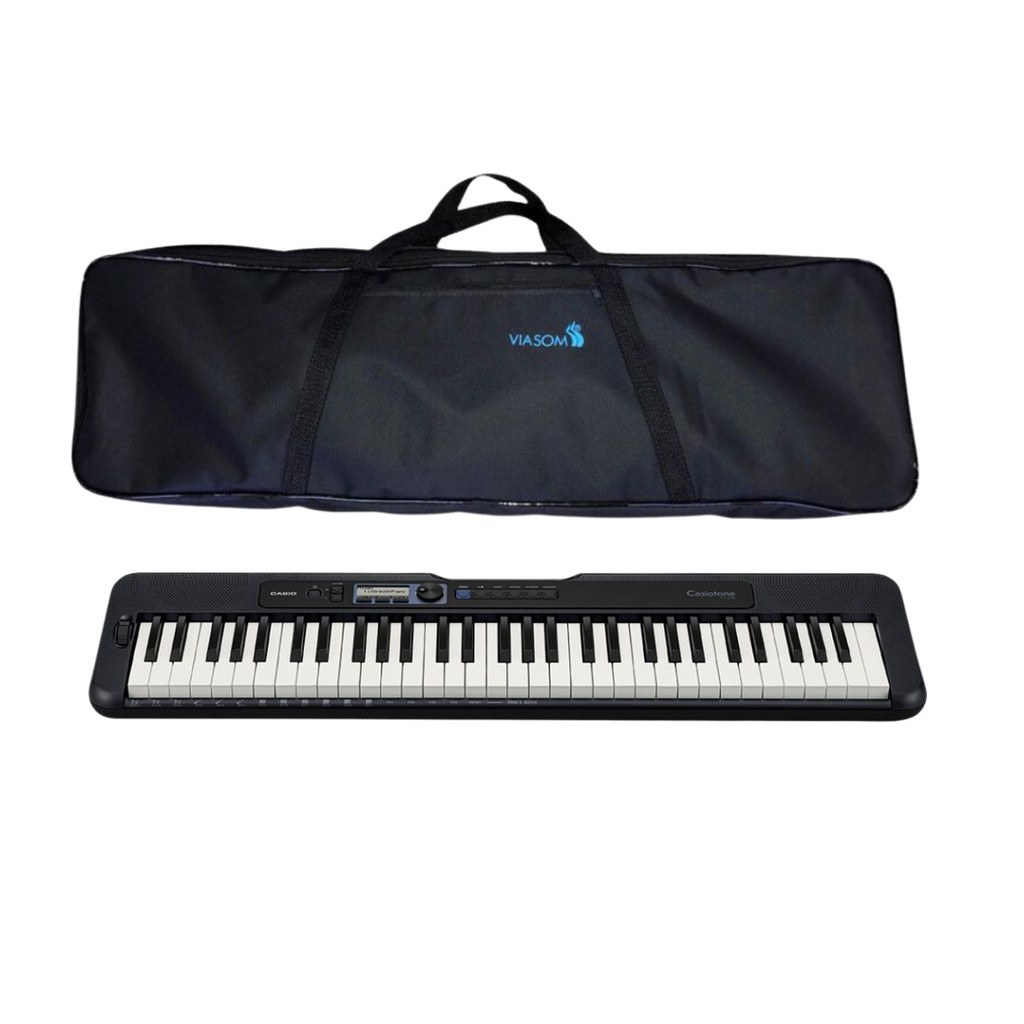 Teclado Musical Digital Casio Casiotone CT-S300 61 Teclas Suporte Partitura + Bag C/ Alça