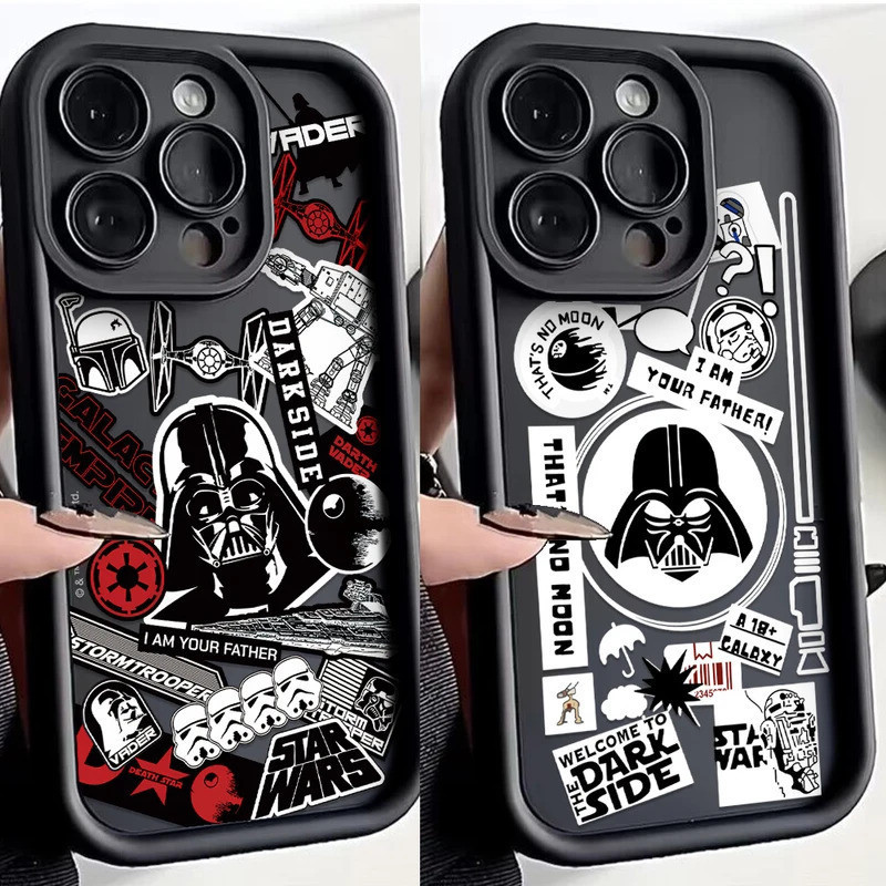 Capa de Telefone de Luxo Star Wars para Motorola Moto Edge 70 G86 G56 G15 G24 50