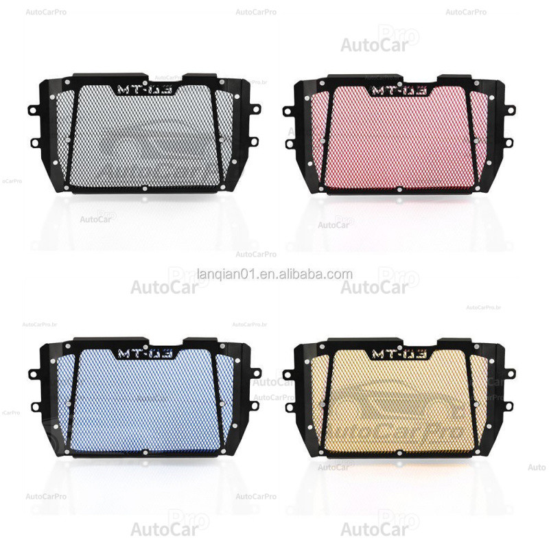 Para YAMAHA MT-03 2015-2025 2024 Acessórios de Motocicleta em Alumínio Protetor de Radiador Grelha de Proteção YBKN