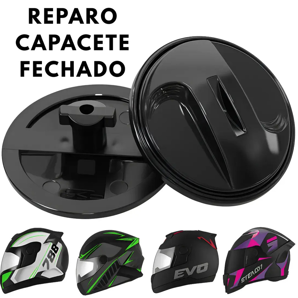 Reparo Capacete Fechado pro Tork New liberty 4 Botão trava da viseira