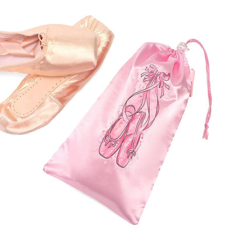 [Zutimy] Dança De Malha Portátil Bolsa De Armazenamento De Sapatos Respiráveis Bolsas Organizadoras De Balé Para Meninas