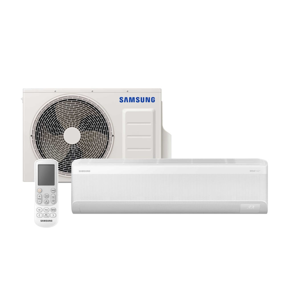 Ar Condicionado Split Inverter Samsung WindFree AI 18000 BTU/h Frio AR60F18D1AWN