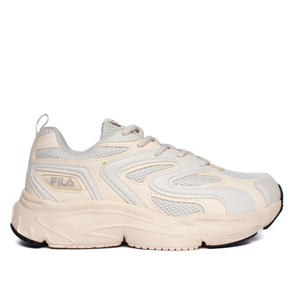 Tênis Feminino Fila Buzzard Bold Bege/Branco