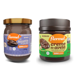 Kit Brigadeiro e Creme de Avelã Crocante Zero Açucar Sem Gluten Flormel