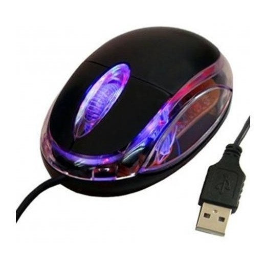 Mouse óptico com fio para PC Celular 1000 dpi Alta Sensibilidade