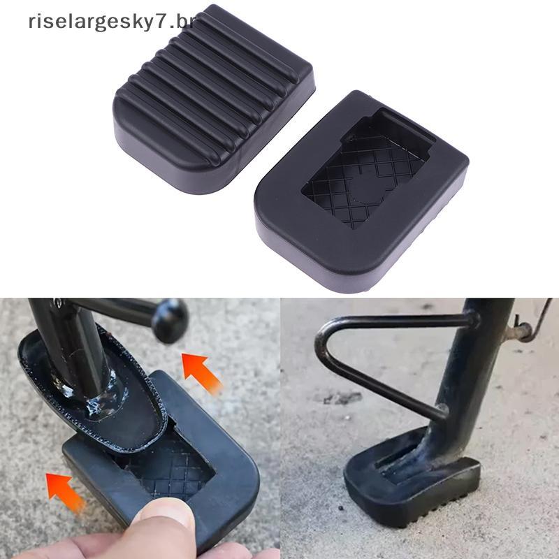 risela 1/2 Pçs Almofada De Apoio Para Os Pés Da Motocicleta Macio Scooter Haste De Suporte Anti-Deslizamento Almofadas D