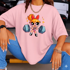 T-Shirt Camiseta Feminina Meninas Super Poderosas 100% algodão Premium Envio rápido