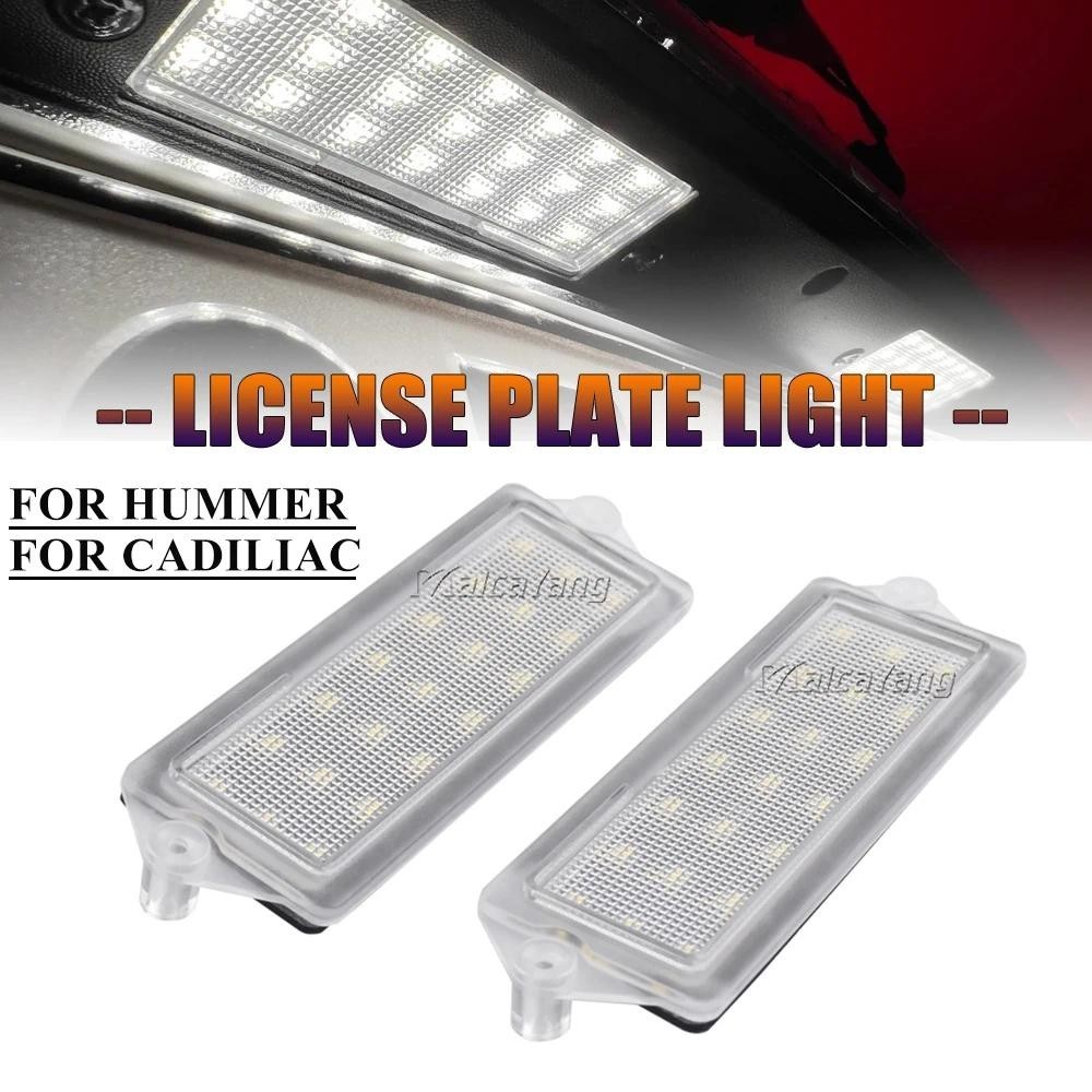 2 Pçs Livre De Erros Carro Branco LED Luz Da Placa De Licença Lâmpada Para Hummer H2 2003-2007 Cadiliac Deville Seville