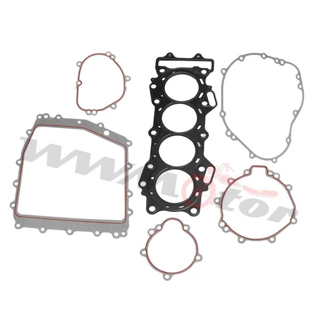 Kit De Junta Completa Do Motor Para Kawasaki Ninja ZX6R ZX-6R 2007 2008 Tampa Estator Gasekt Conjunto Da Cabeça Cilindro