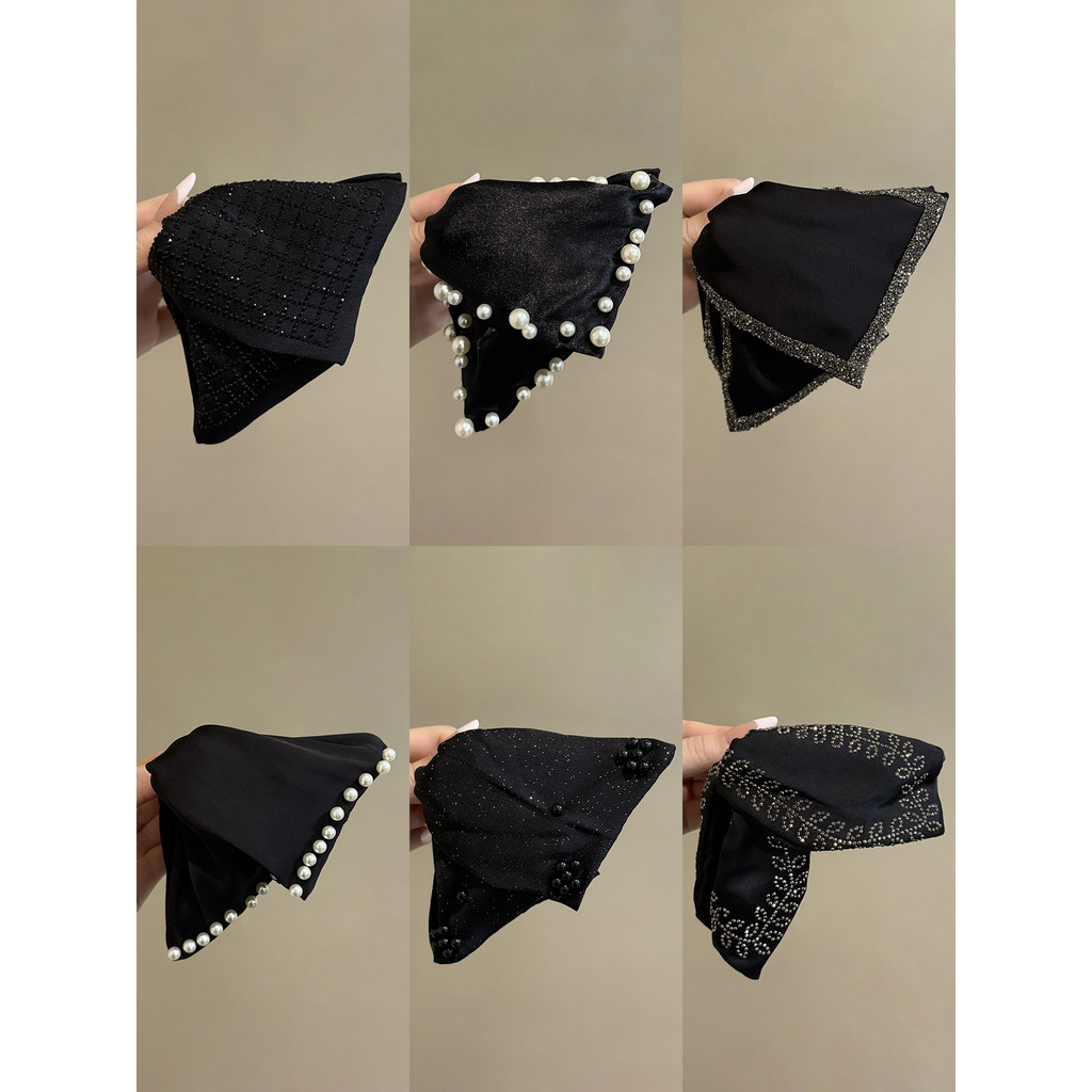 Grampo de cabelo triangular, prendedor de cabelo, prendedor de cabelo feminino, tubarão, cabeça traseira completa, rabo 