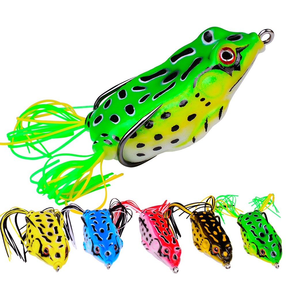 Isca de Pesca/Isca Artificial Biónica Flexível em Forma de Sapo/Isca Artificial Thunder para Peixes