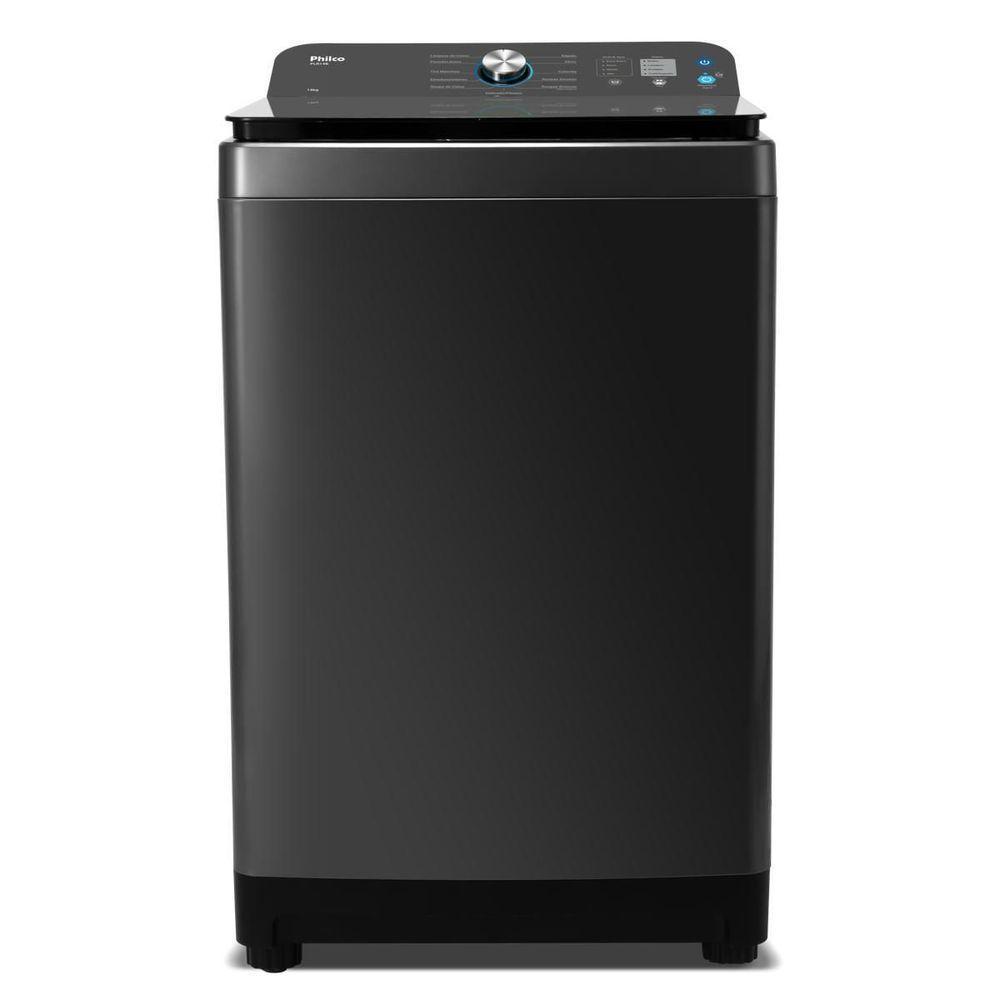 Máquina de Lavar Philco PLR14B 14kg Automática Titânio 220V