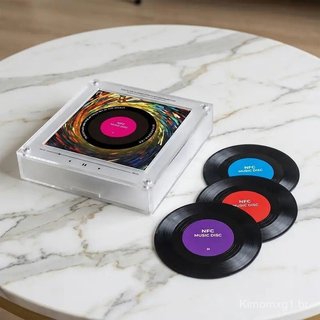 Adesivo Magnético para Geladeira com Indução de Música NFC, Cantar Automático, Acrílico, Criativo, Reprodutor de Áudio, 