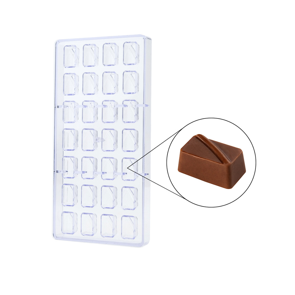 Forma rígida para chocolate 28 cavidades 6g allonsy 1 un profissional