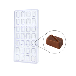 Forma rígida para chocolate 28 cavidades 6g allonsy 1 un profissional
