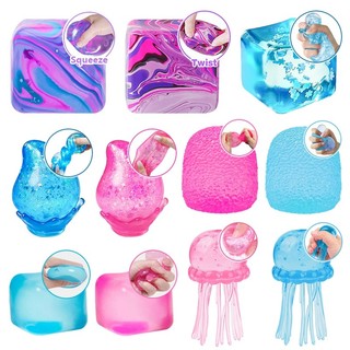 Lento Subindo NeeDoh Nice Cube Squishy Stress Ball Jellyfish Fidget Toys Para Crianças E Adultos Presente