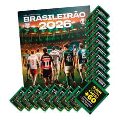 Brasileirão 2026 Álbum Capa Mole+60 Envelopes(300fig/60crd)