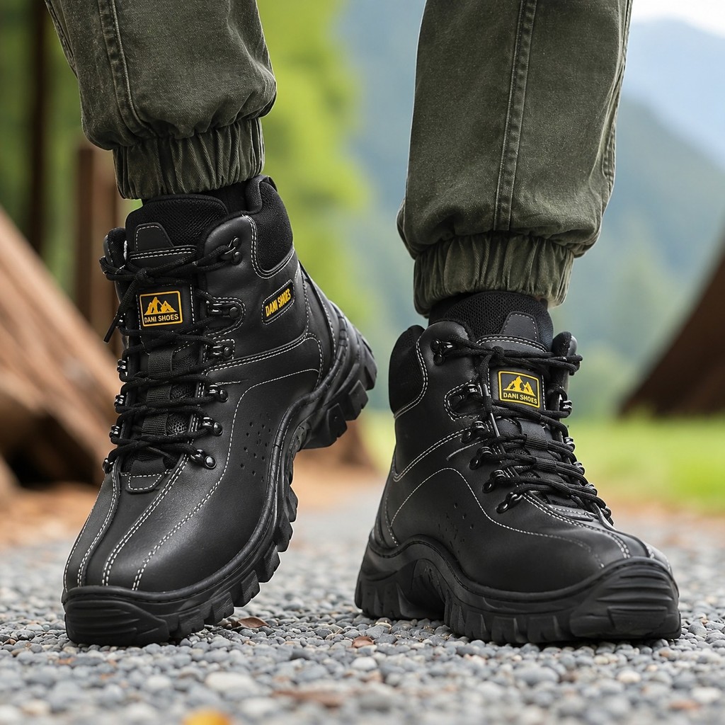 Bota Botina Masculina Adventure Cano Curto Solado Tratorado com Cadarço
