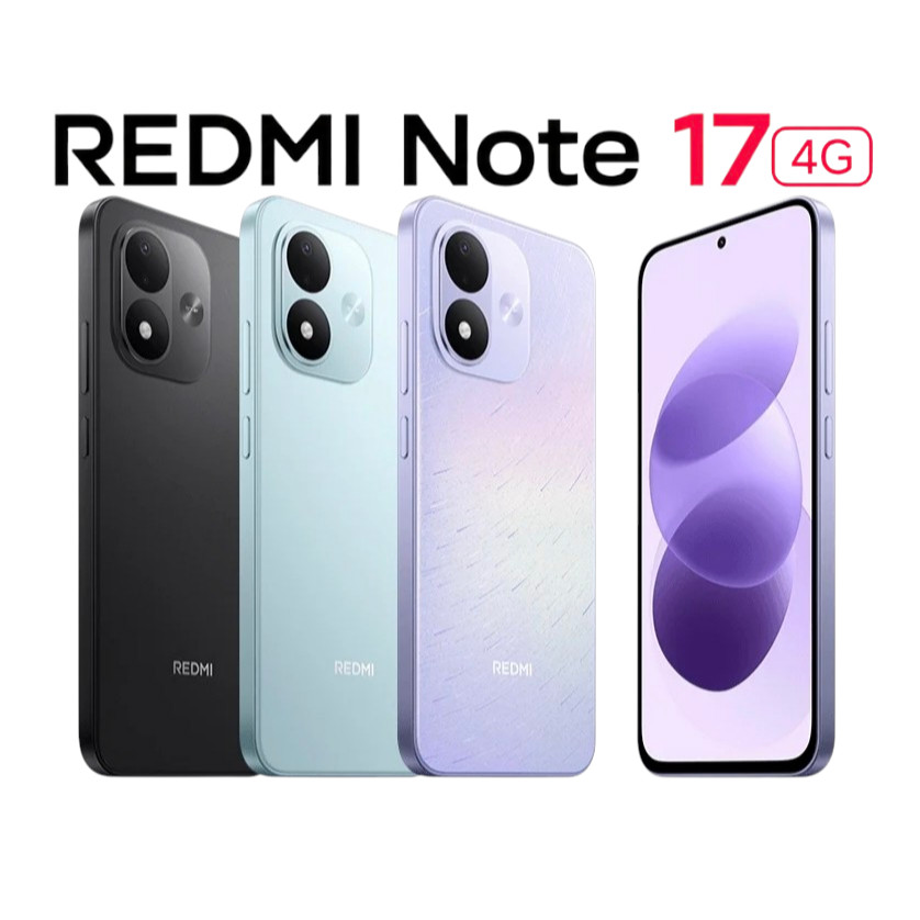Celular Xiaomi Redmi Note 17 4G, Tela AMOLED 6.99", Bateria 7700 mAh, Câmera 50MP, Versão Global Original