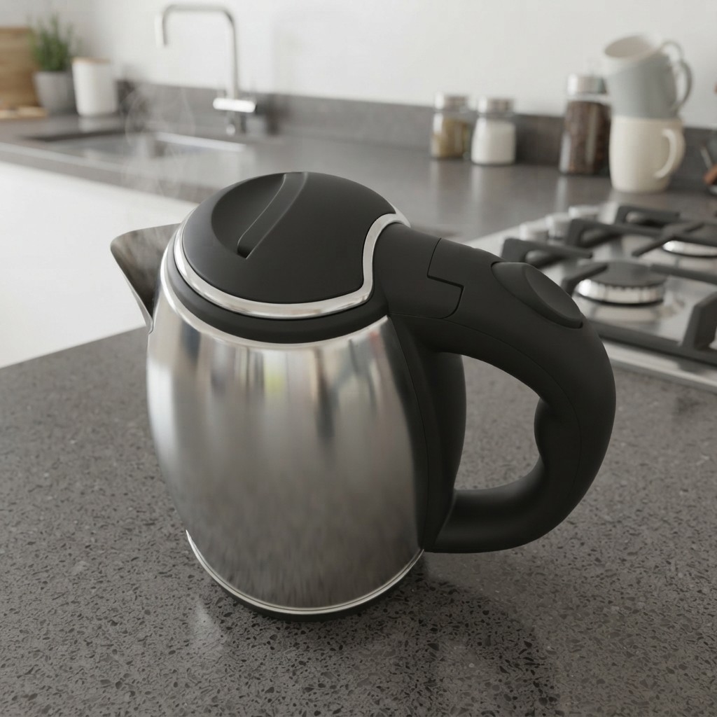 Chaleira Elétrica Inox 2 Litros 1500W 220V com Desligamento Automático Aquecimento Rápido para Café e Chá