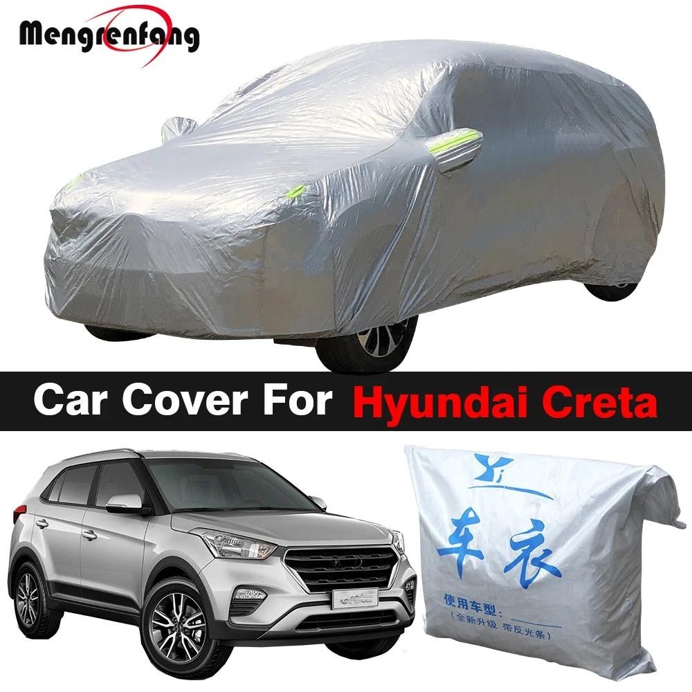 Capa De Carro Ao Ar Livre Anti-UV Sombra De Sol Chuva Neve Proteção SUV À Prova De Poeira Para Hyundai ix25 Creta Cantus