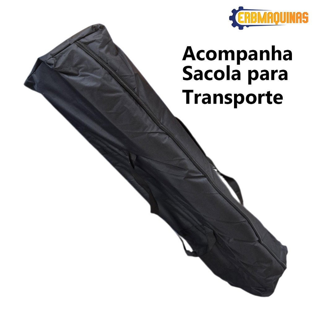 Tenda Gazebo Alumínio Dobrável Bolsa Transporte Praia 3x3x2,5 Metros Erbmaquinas · foto 2