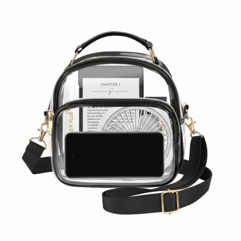 Bolsas Transparentes , Bolsa De Ombro De PVC De Grande Capacidade Gelatina À Prova D'água Crossbody Verão