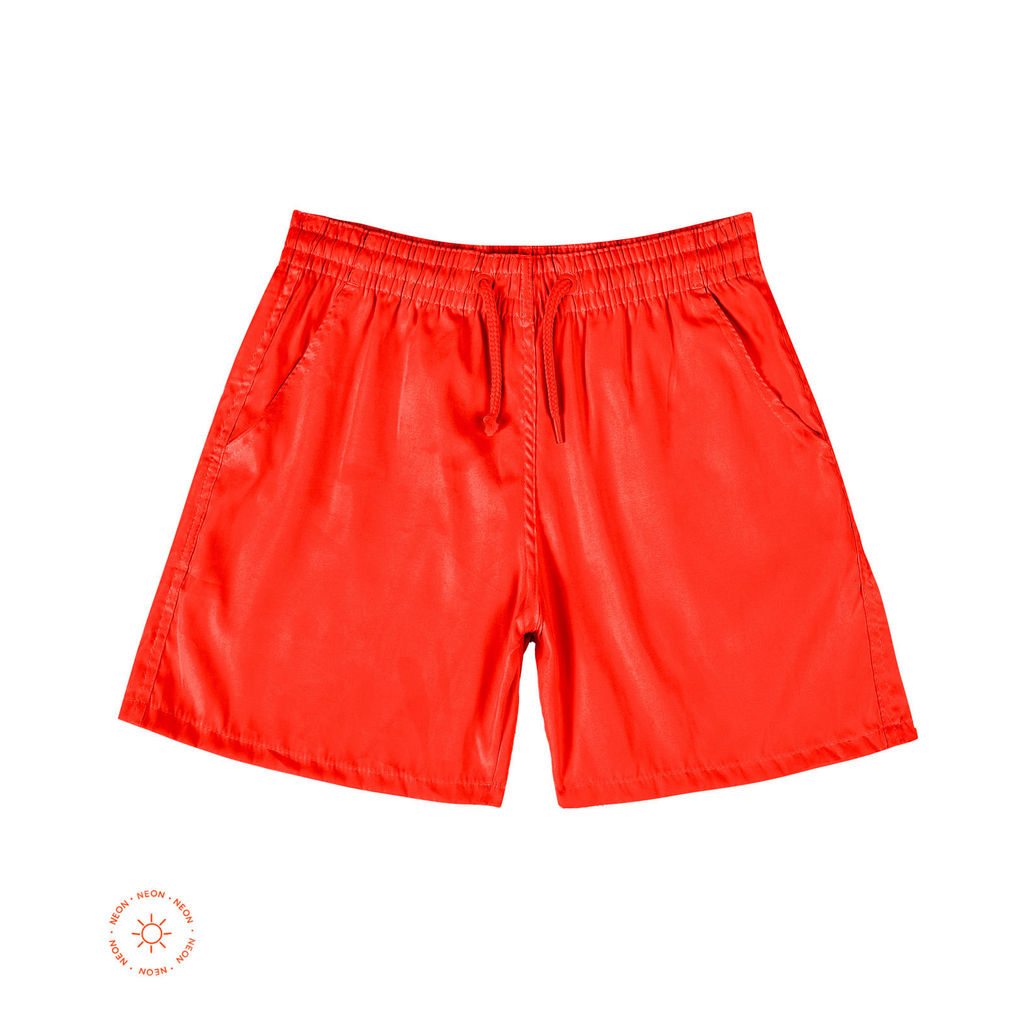 Bermuda Masculina Em Suede Com Bolsos Select Laranja