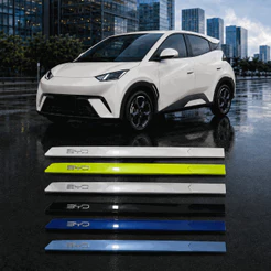 Friso Protetor Porta Lateral Byd Song Plus Pro King Dolphin Mini 2025 2026 2027 Emblema Cromado