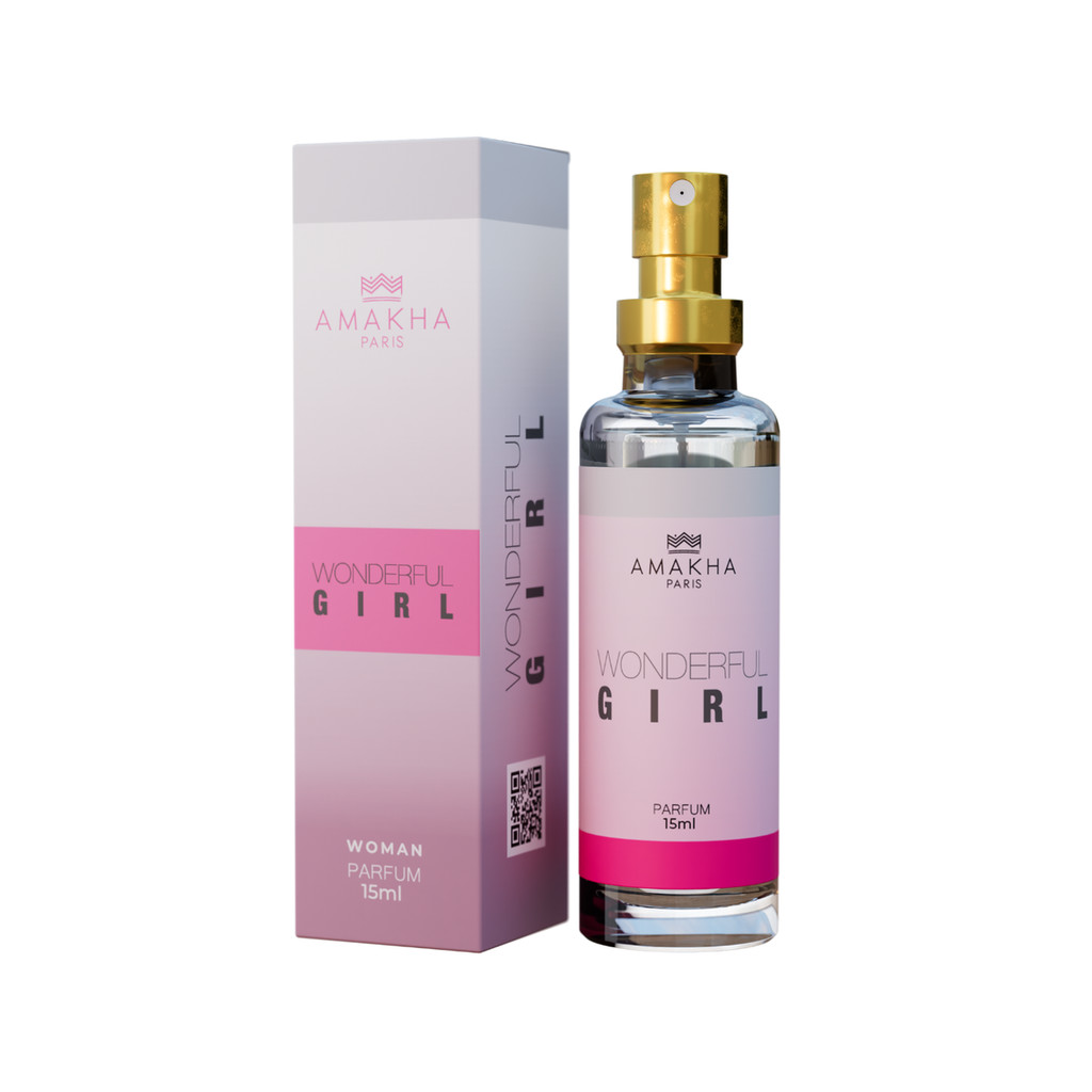 Deo Colônia Feminino Wonderful Girl 15ml - Amakha Paris