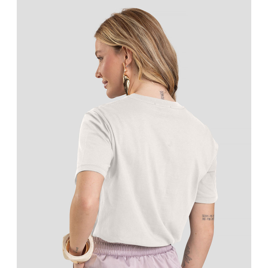 T-Shirt Feminina com Estampa de Frutas Dianna Bege · foto 2