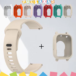 Pulseira De Strap Sport Capinha Capa De Silicone Para Relógio Smartwatch Redmi Watch 5 Active/Redmi Watch 5 Lite