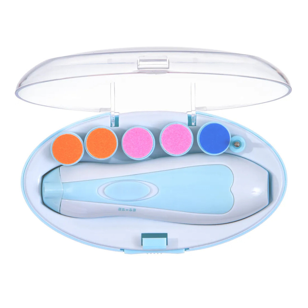 Aparador Lixador de Unhas Bebê Infantil 6 Refis Luz Led Buba