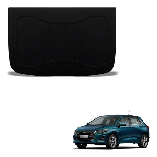 Tampão Porta Malas Bagagito Onix Hatch 2020-2026 Preto Com Cordinhas