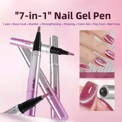 Caneta De Esmalte Em Gel , Multifuncional Fácil De Usar Para Arte Unhas Olho De Gato DIY 7 1