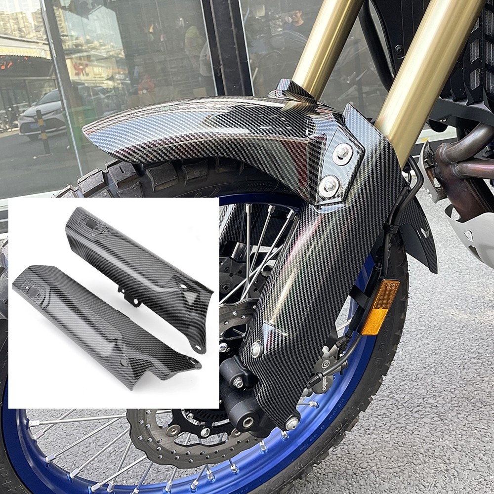 Para Tenere700 Motocicleta Garfo Dianteiro Capa Carenagem Painel Protetor Guarda Yamaha Tenere 700 2019 2020 2021 2022 2