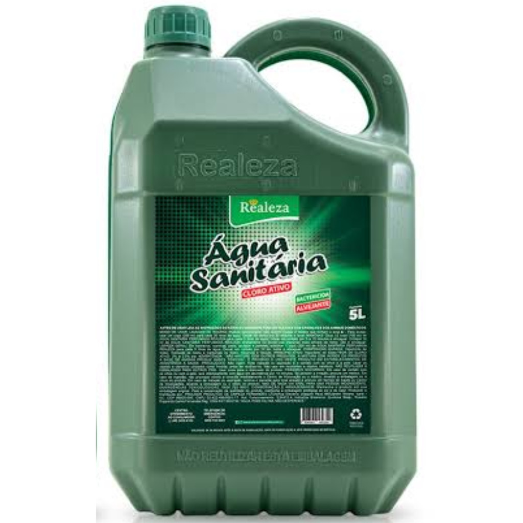 Agua Sanitaria Da Realeza De 5 Litros Com Cloro Ativo