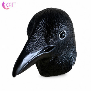 [Dadada2] Cabeça De Animal De Látex Para Festa À Fantasia E Máscara De Corvo Estilo Pombo